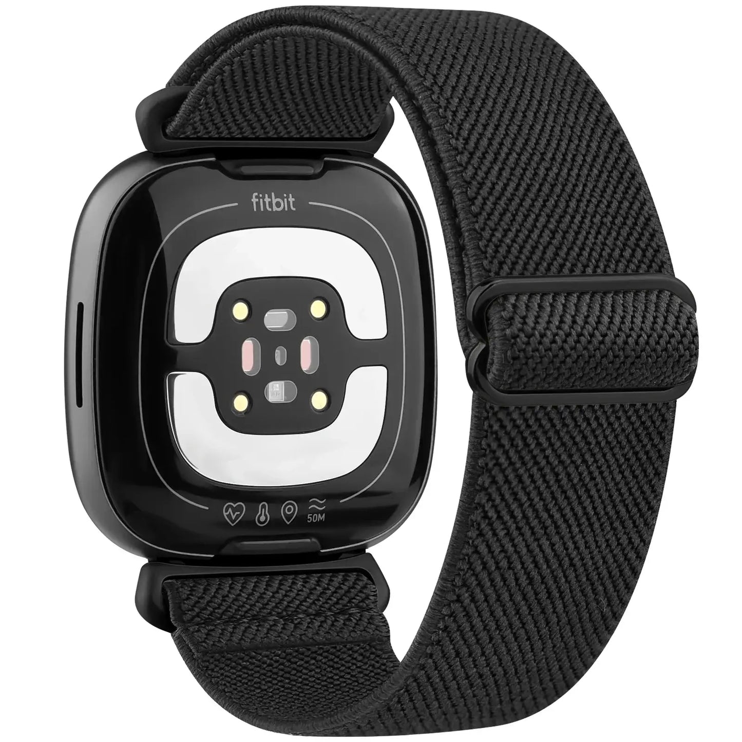 Nylon band for Fitbit Versa and Sense, combining style and comfort with a sleek minimalist design.