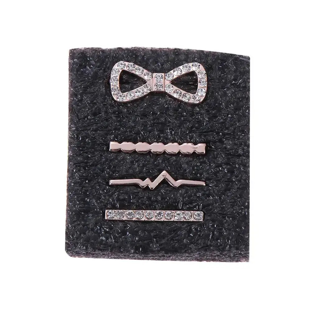 Set of decorative metal charms for Apple bands featuring stylish designs and sparkling embellishments.