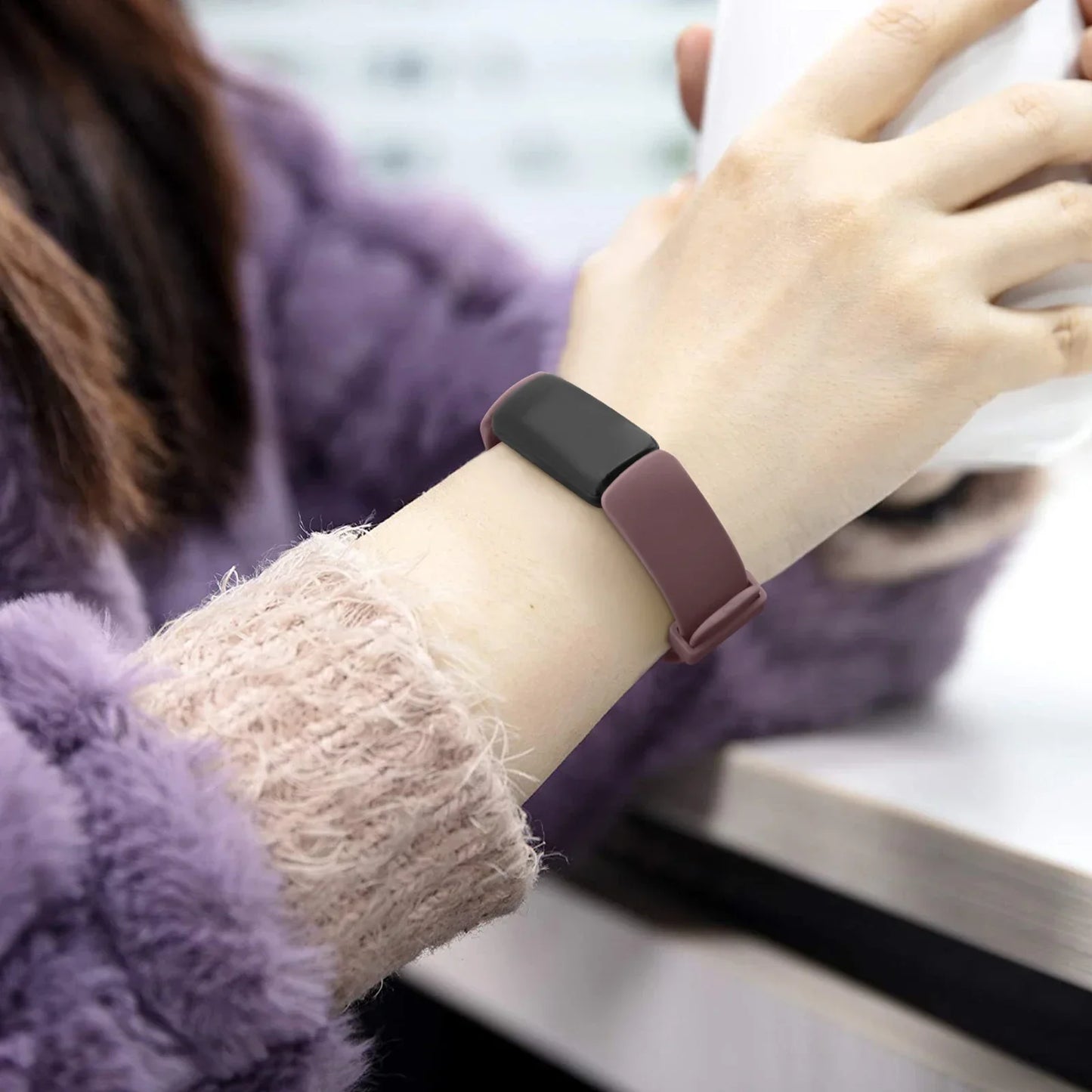 Fitbit Inspire 3, Inspire 2, Inspire 1, Inspire HR Silicone Band – Soft Waterproof Strap