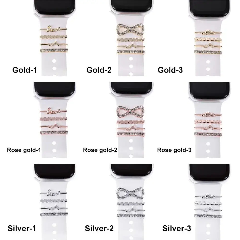 Decorative Metal Charms For Apple Bands - Click Numbers To See Image