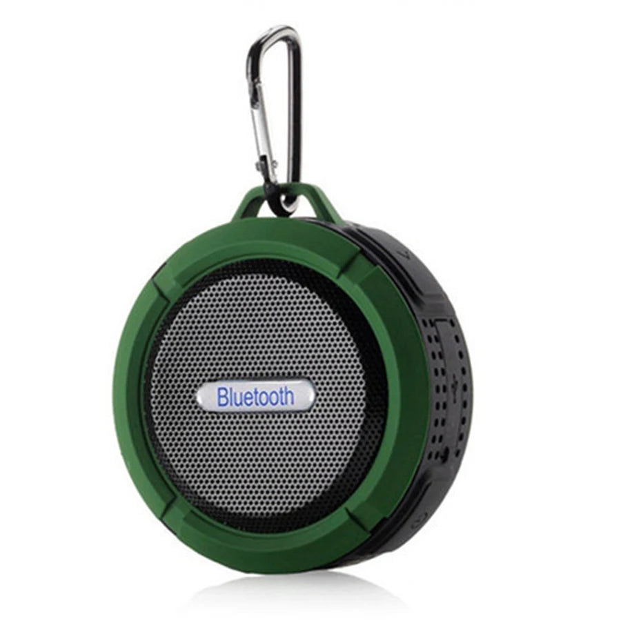 Waterproof Bluetooth Speaker with Clip for Golf Carts