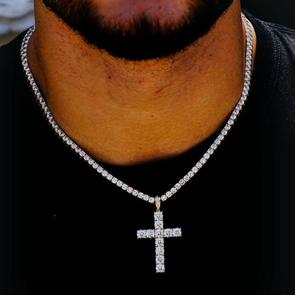 4MM 925 Sterling Silver Tennis Choker Necklace Prong Set by Lilac Quartz