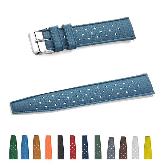 Amazfit Balance, GTR, GTS & Bip Tropic Silicone Band, 4 Buckle Colors
