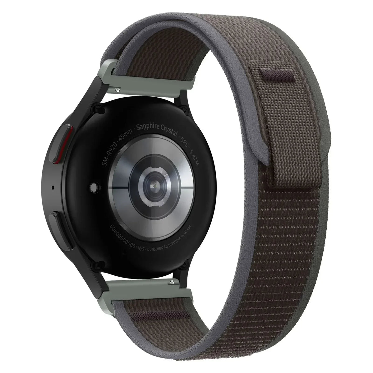 COROS Nylon Sport Loop Band with Pull Tab – Charcoal / Gray