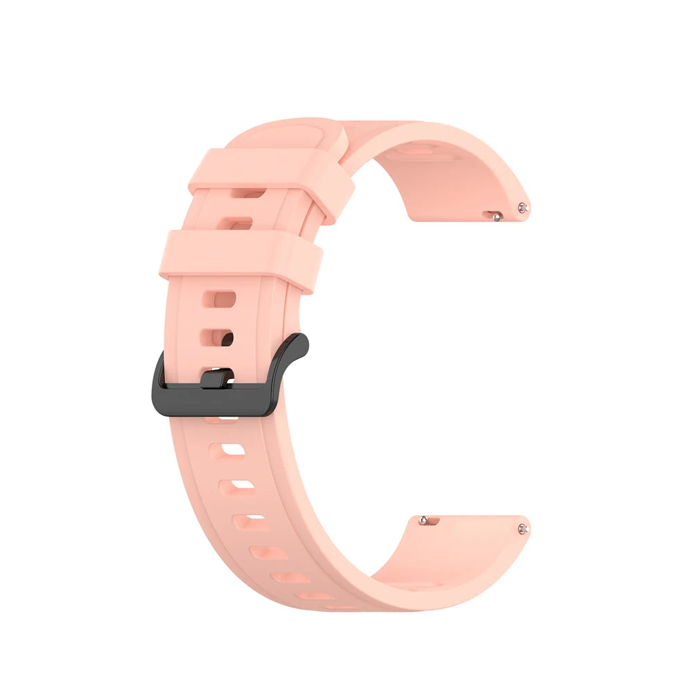 Silicone Pin Buckle Band for Motorola Moto — Light Pink