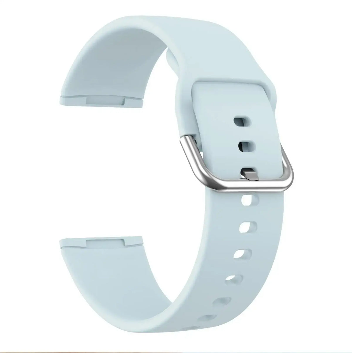 Fitbit Versa 3/4 & Sense 1/2 Silicone Buckle Band - Light Blue