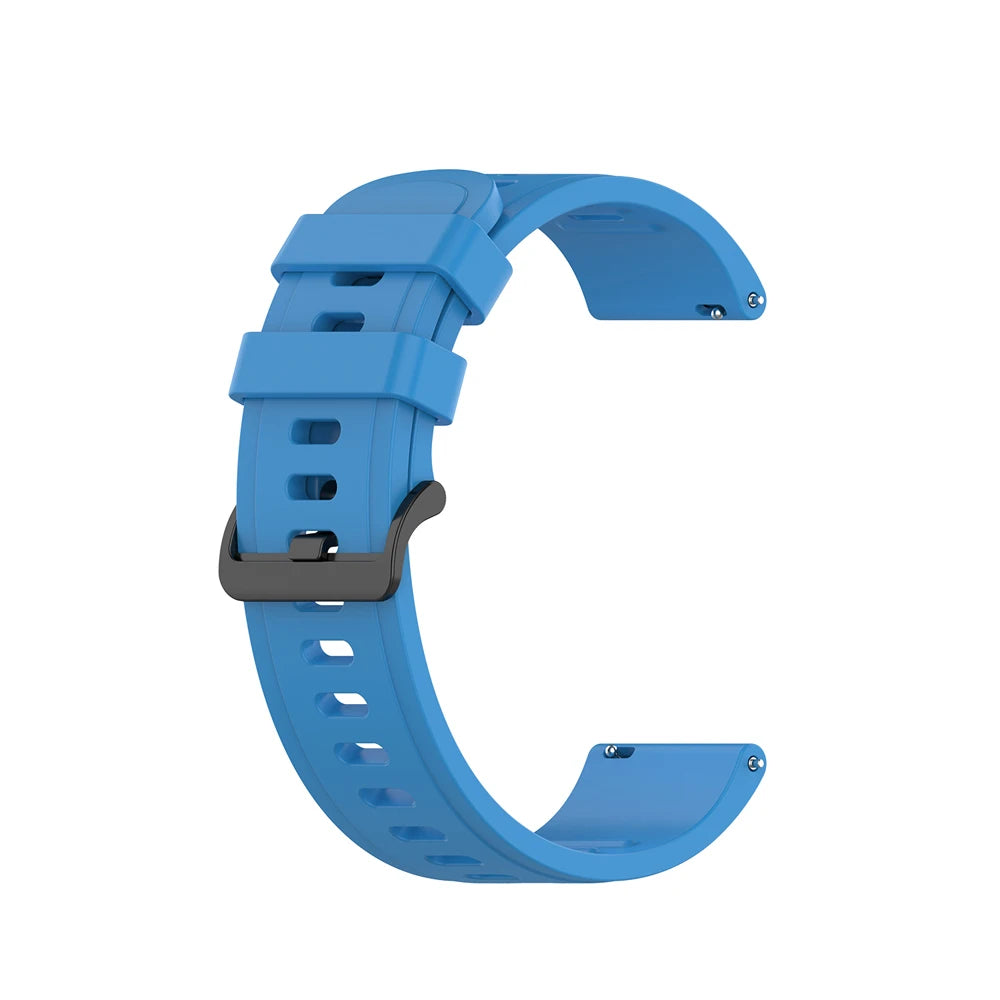 Silicone Pin Buckle Band for Polar – Blue