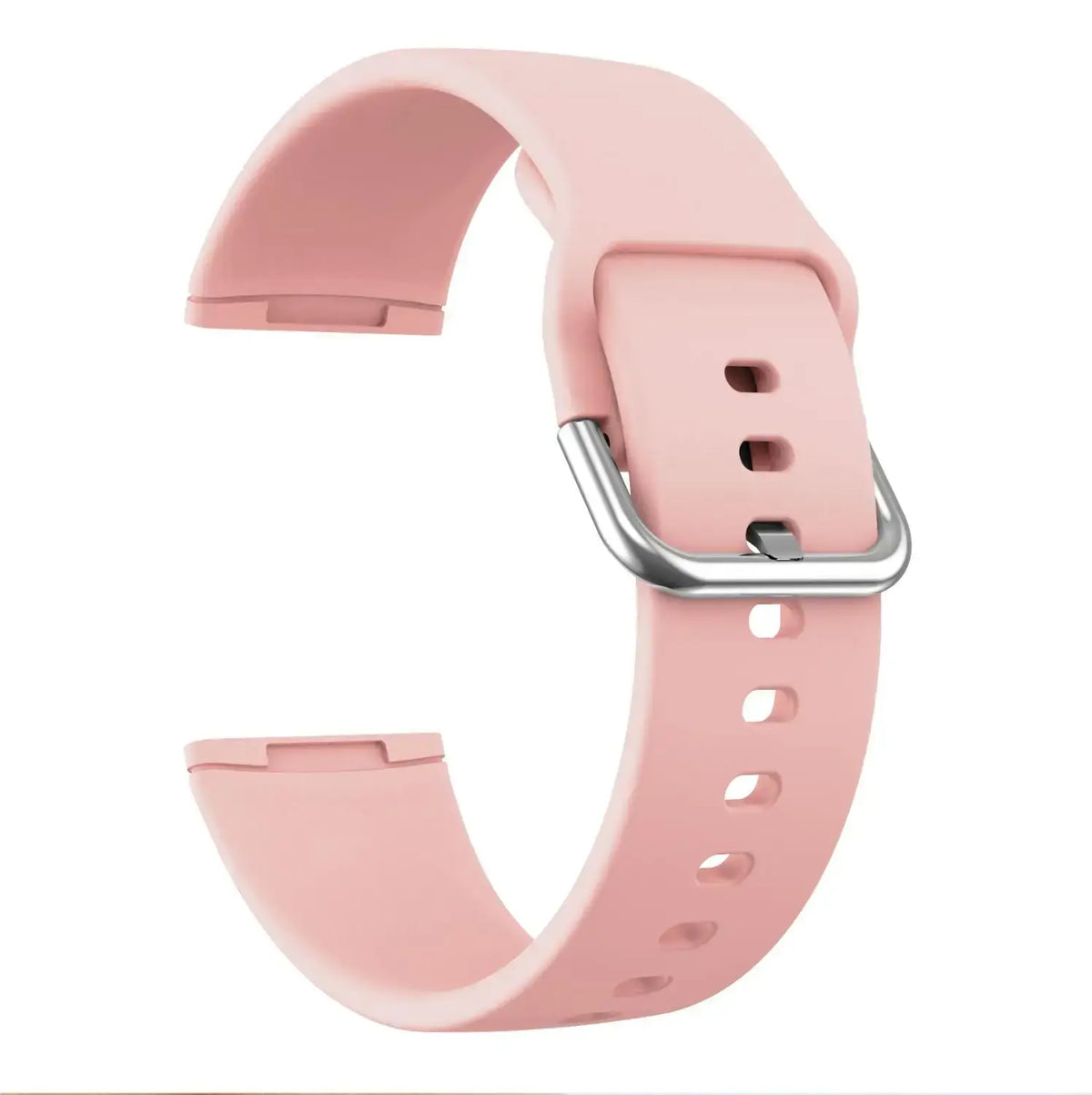 Fitbit Versa 3/4 & Sense 1/2 Silicone Buckle Band - Pink