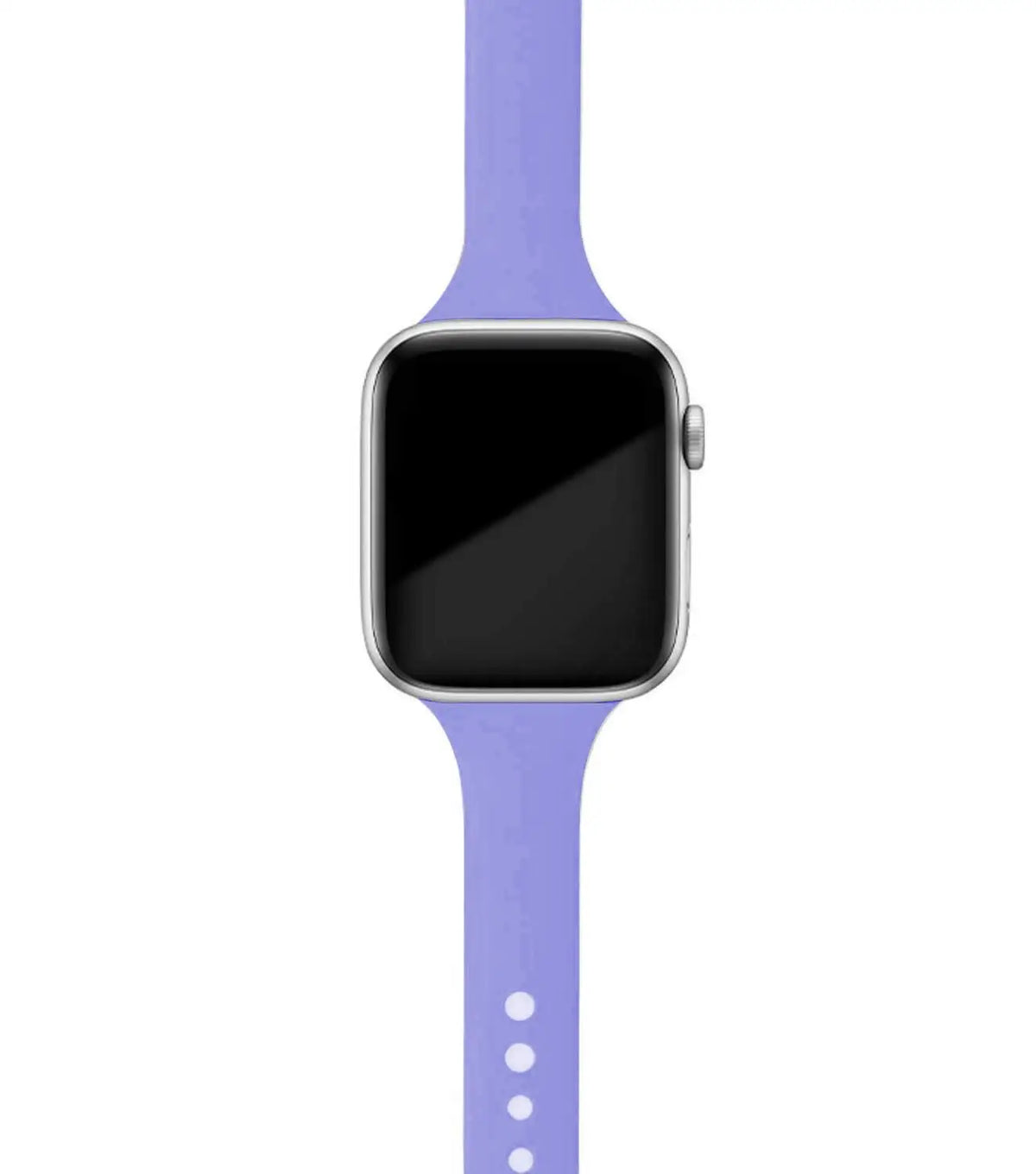Periwinkle tapered silicone Apple Watch band