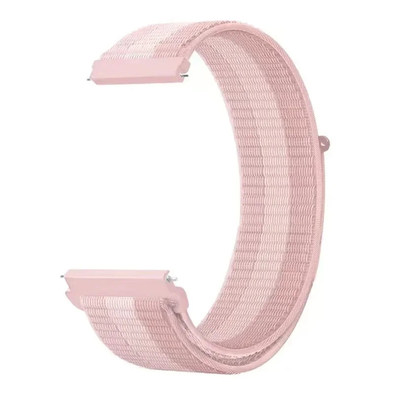Polar Adjustable Nylon Sport Loop Band – Pink / White