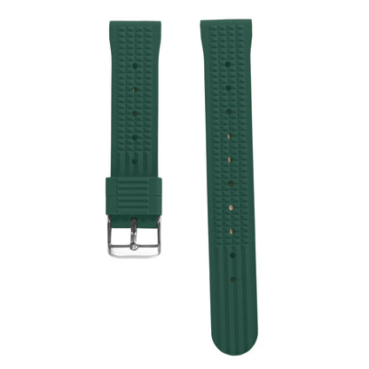 Garmin FKM Rubber Waffle Band in Green