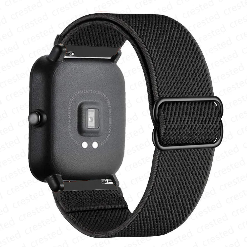 Adjustable Nylon Loop Band for Polar – Black