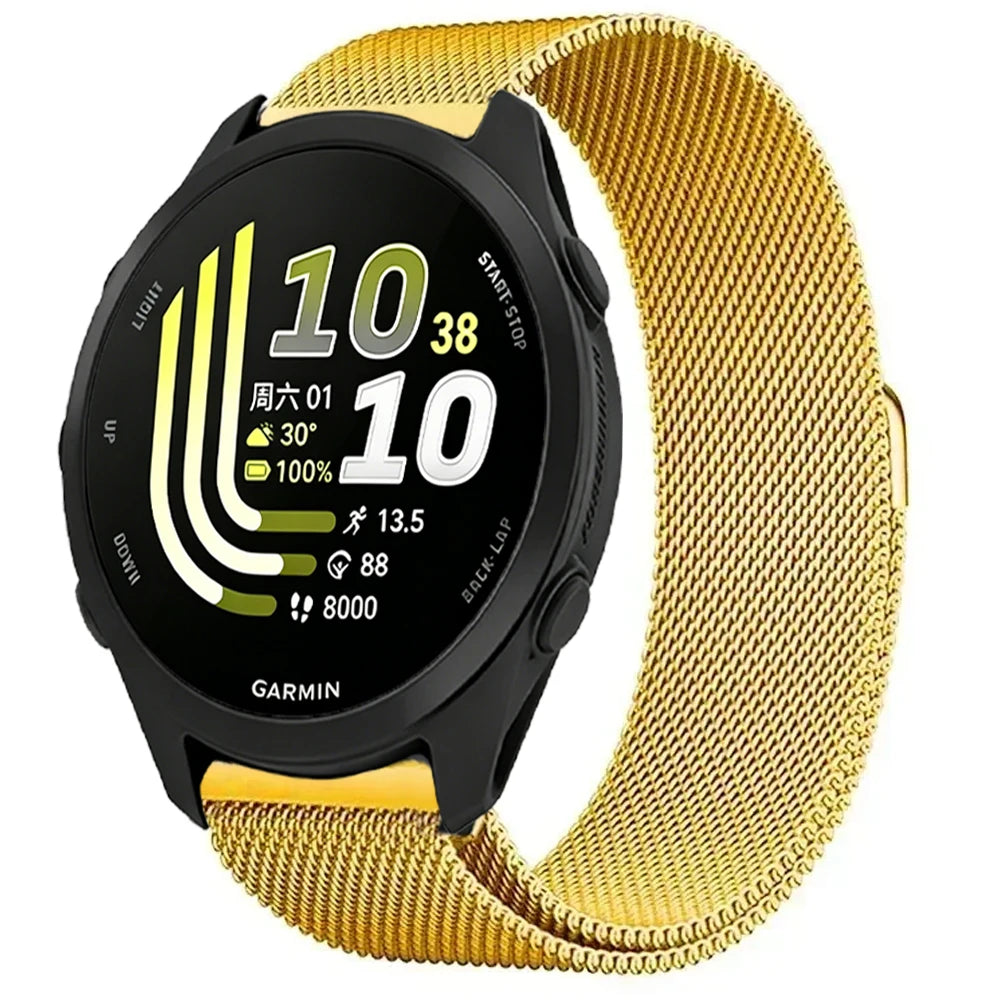 Garmin 20/22mm Quick Release Magnetic Milanese Band