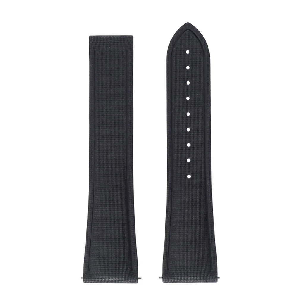 Garmin Sailcloth-Texture FKM Rubber Band in Black, strap only