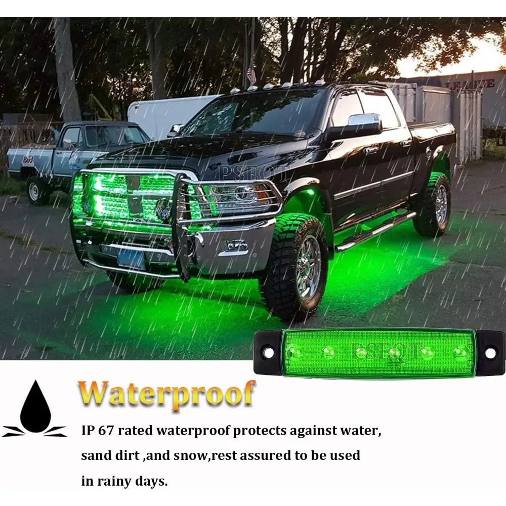 Golf Cart Underglow LED Lights, 10-Pack, Waterproof