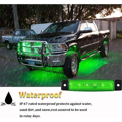 Golf Cart Underglow LED Lights, 10-Pack, Waterproof