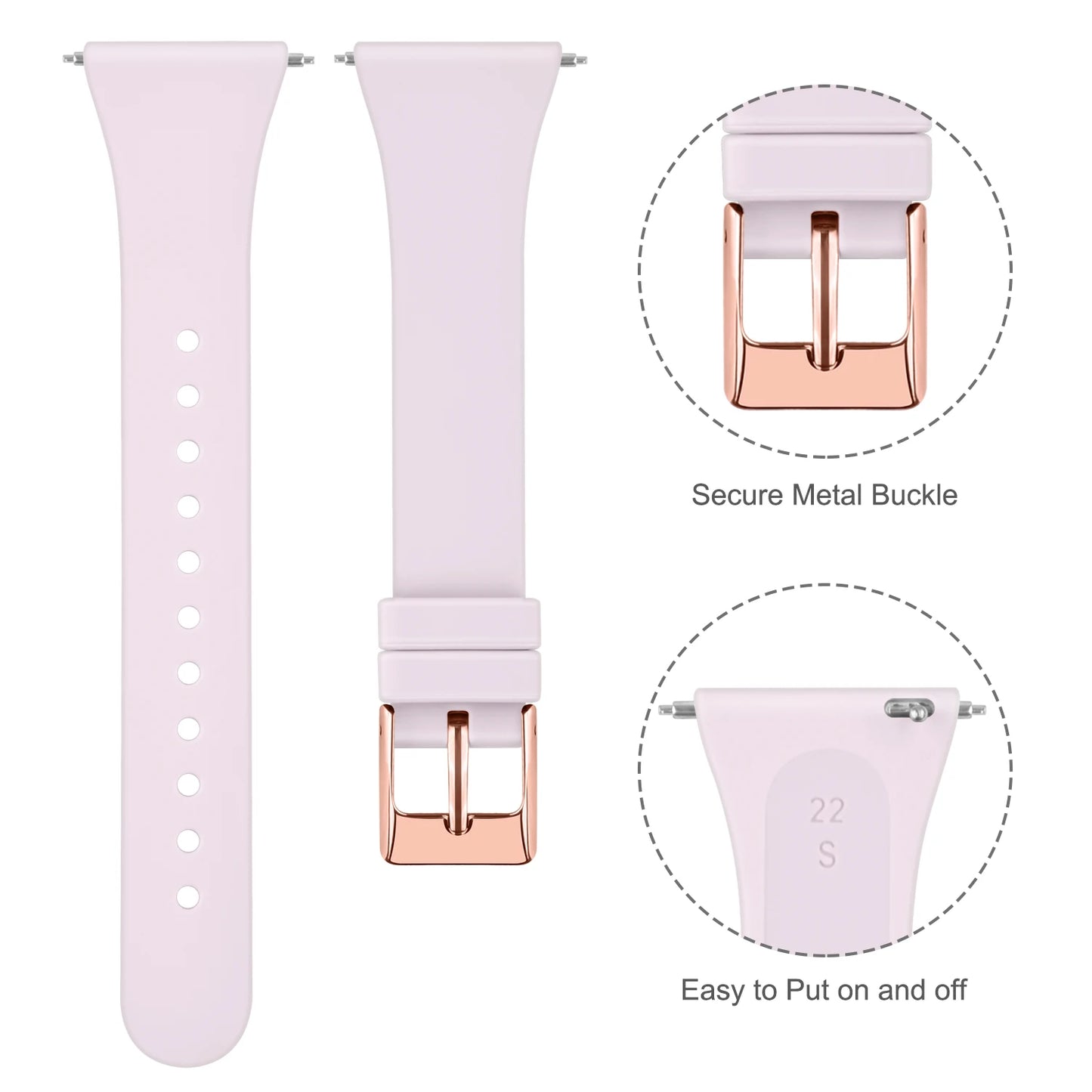 Silicone Fitbit Versa & Sense Bands