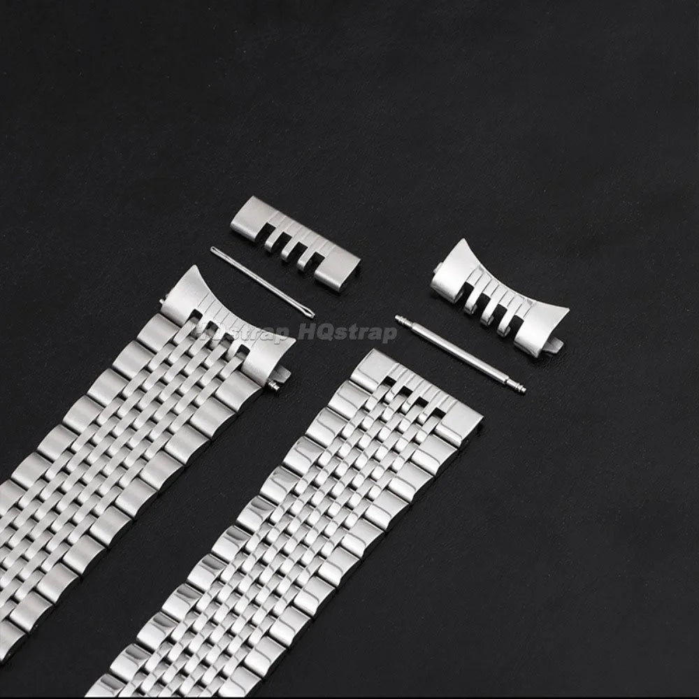 Garmin Beads of Rice Steel Bracelet — end links
