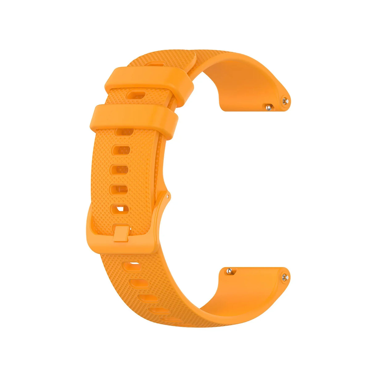 OnePlus Smartwatch Bands Silicone Strap Breathable Sport Watch Band in bright orange color, showing flexibility and comfort.