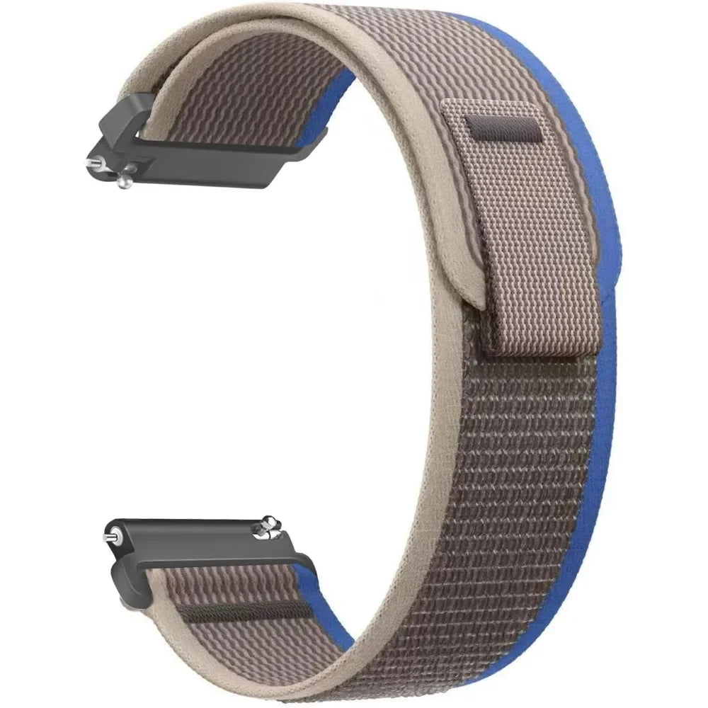 COROS Nylon Trail & Alpine Loop Watch Band - Trail - Blue / Gray