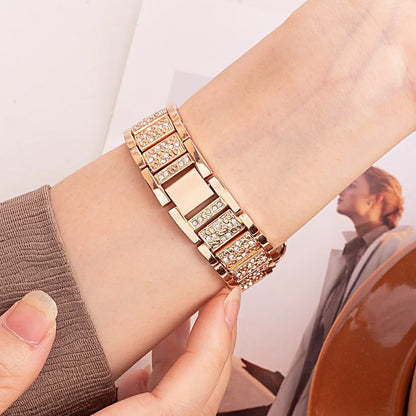 Garmin Women's Rhinestone Link Bracelet worn on a wrist