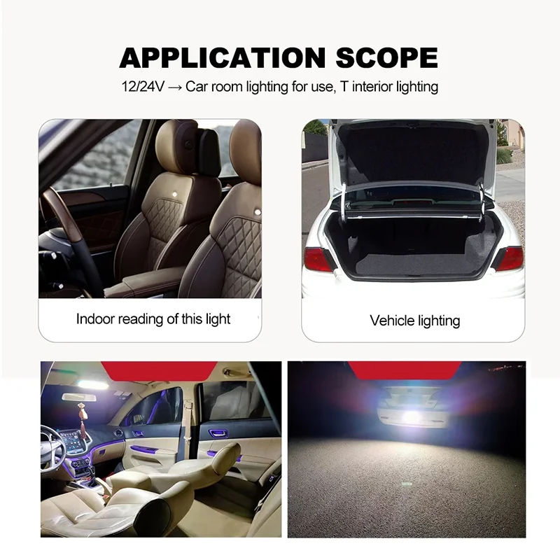 Golf Cart Dome Light, LED Roof Light Panel for 12V to 48V Carts