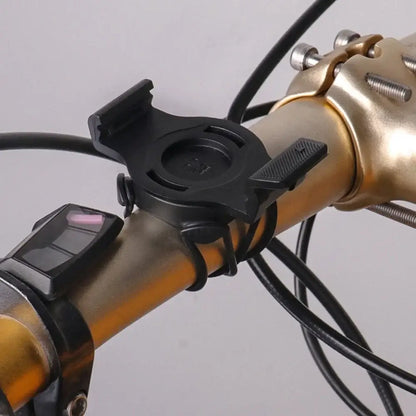 Durable Garmin smartwatch bike mount securely attached to a bicycle handlebar for enhanced functionality and style.