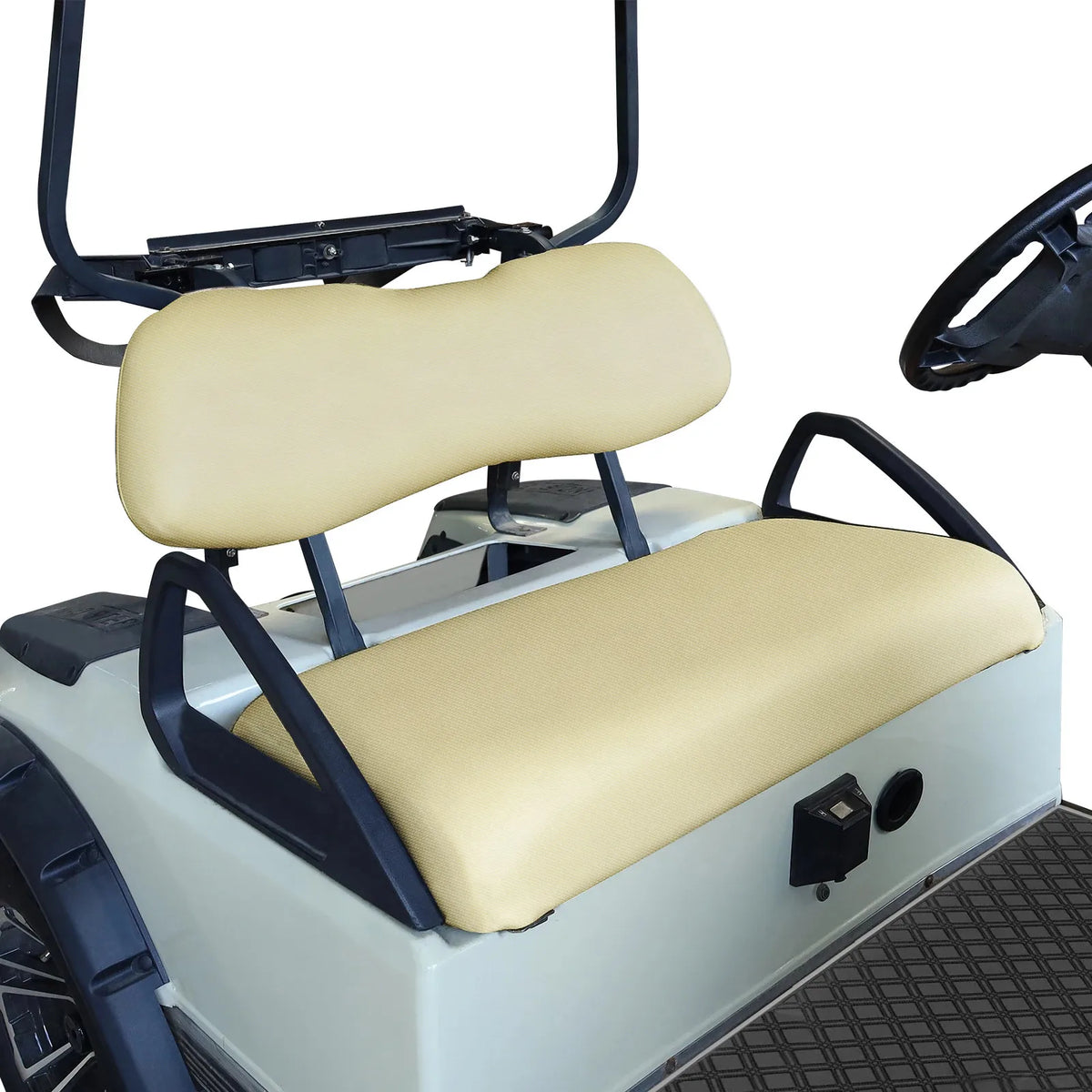 Golf Cart Seat Cover Set for Club Car, EZGO & Yamaha, Breathable Mesh