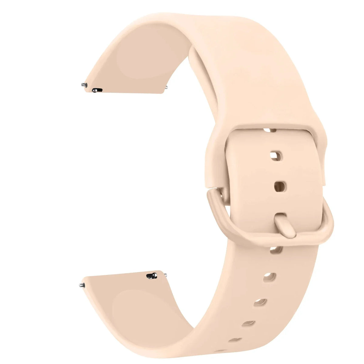 COROS Silicone Watch Band with Matching Buckle - Apricot Pink