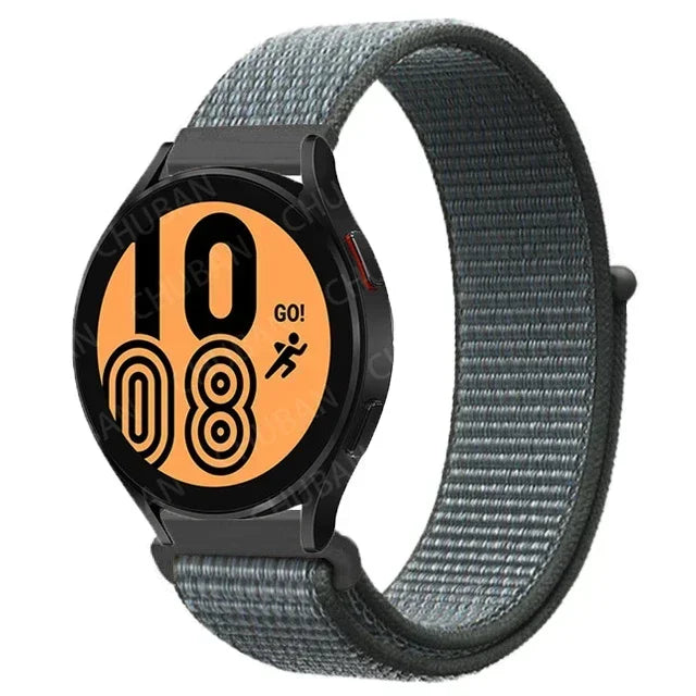 COROS Nylon Sport Loop Watch Band in Solid & Mixed Colors - Storm Gray