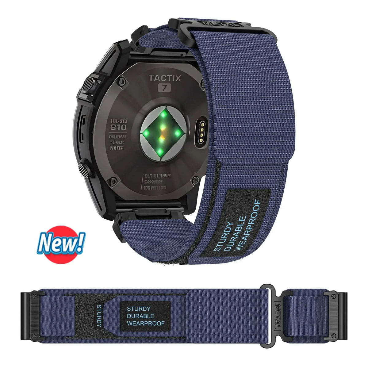 Garmin QuickFit Nylon Utility Loop Band in Navy Blue