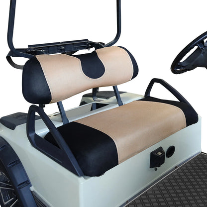 Golf Cart Seat Cover Set for Club Car, EZGO & Yamaha, Breathable Mesh