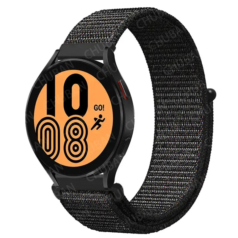 COROS Nylon Sport Loop Watch Band in Solid & Mixed Colors - Black Mix