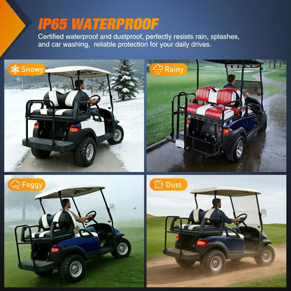 LED Taillights for Club Car Precedent & Tempo, Pair