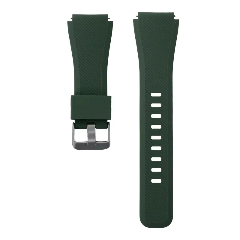 COROS Textured Silicone Watch Band with Pin Buckle - Army Green