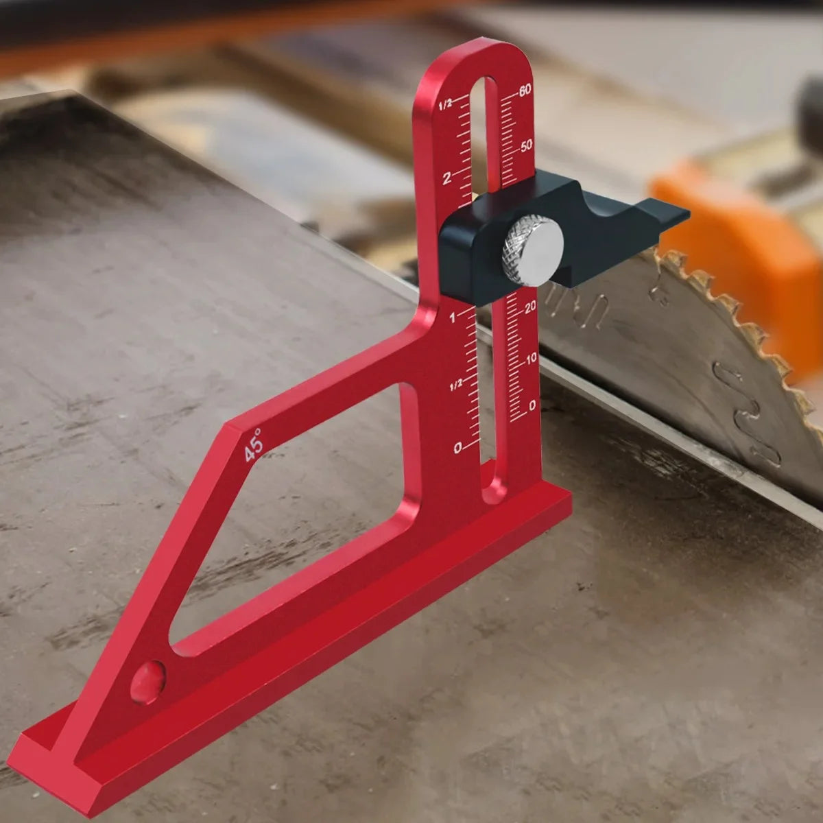 Table Saw & Router Height Setting Gauge, 0–60mm