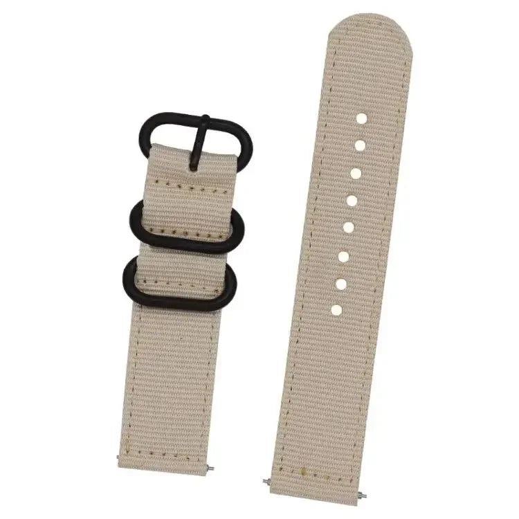 COROS Nylon Band with Metal Keepers – Khaki / Black Hardware