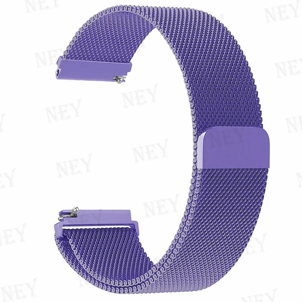 Polar Stainless Steel Milanese Mesh Band – Lavender