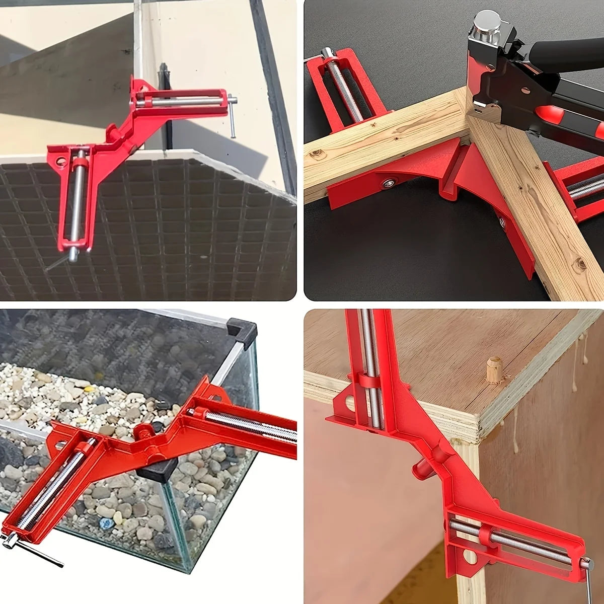 90° Corner Clamp for Frames, Boxes & Cabinets