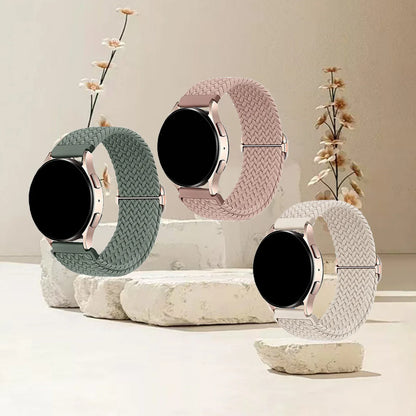 Braided Stretch Loop Band 3-Pack in Sage Green, Pink & Starlight
