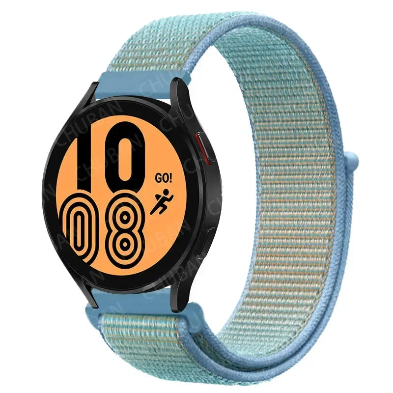 COROS Nylon Sport Loop Watch Band in Solid & Mixed Colors - Blue / Aqua