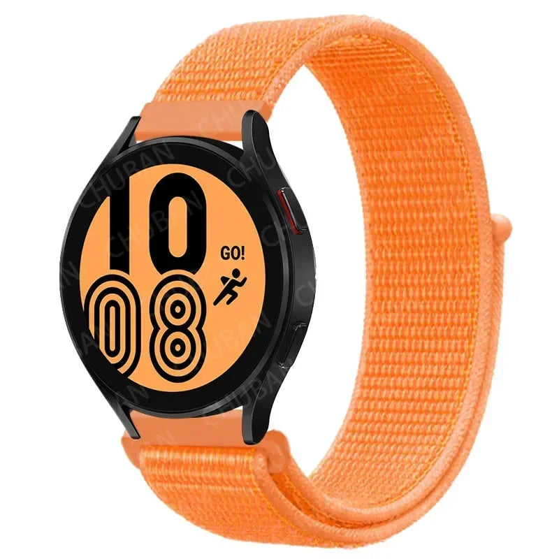 COROS Nylon Sport Loop Watch Band in Solid & Mixed Colors - Orange