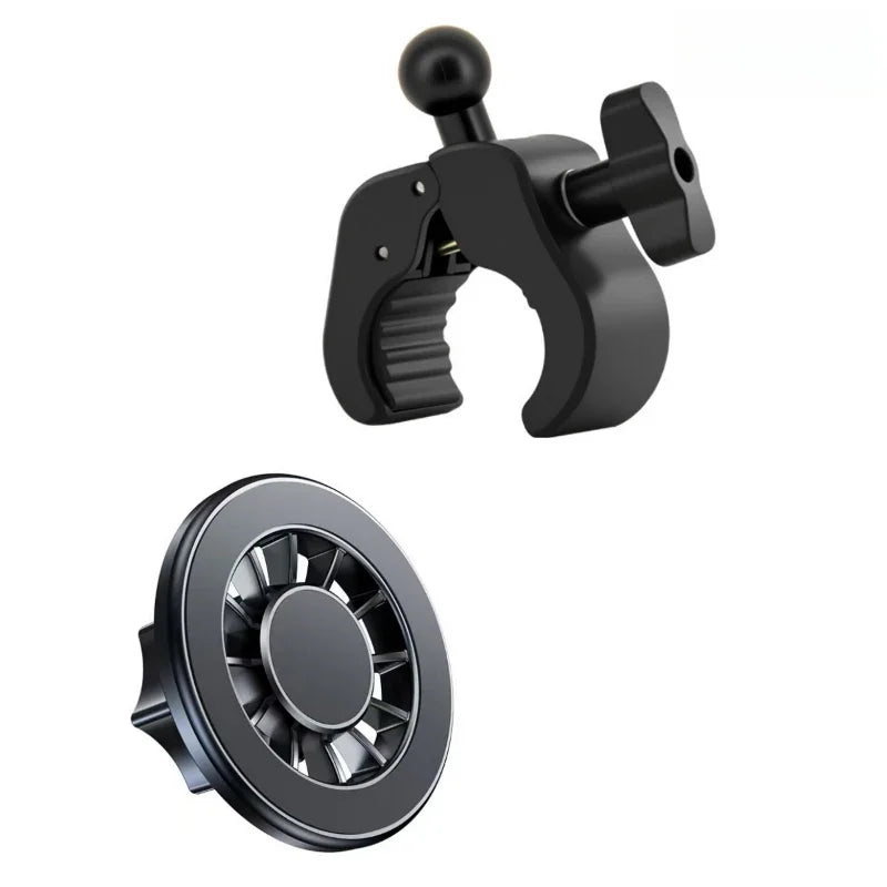 Magnetic Golf Cart Phone Mount with Bar Clamp, MagSafe Compatible
