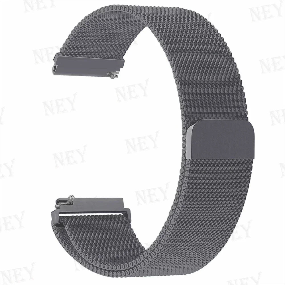 COROS Stainless Steel Milanese Mesh Watch Band - Graphite Gray