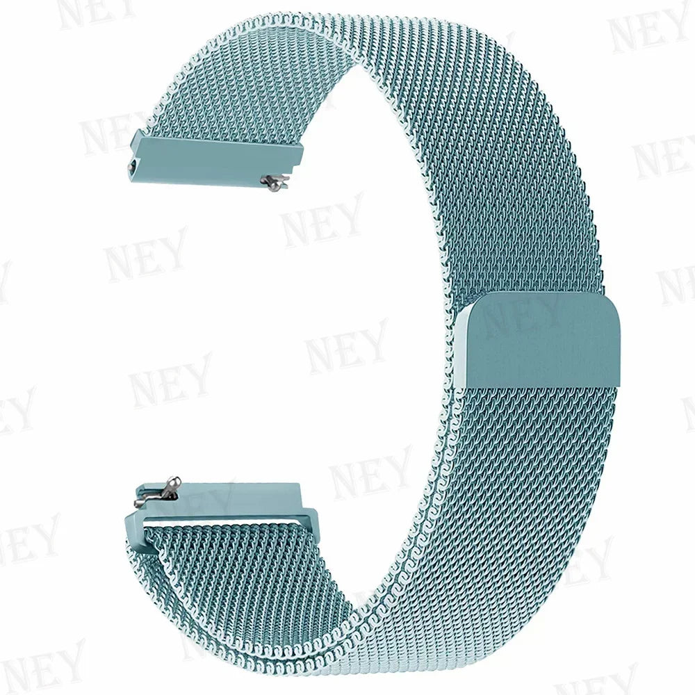 Polar Stainless Steel Milanese Mesh Band – Turquoise