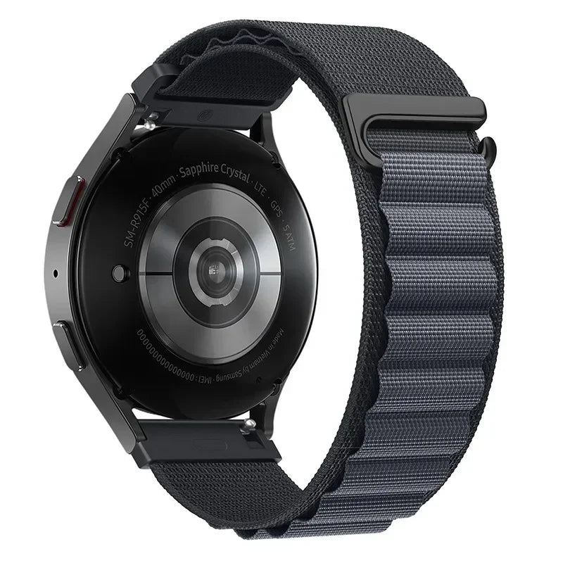 COROS Alpine-Style Nylon Loop Band – Dark Gray