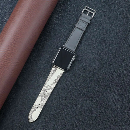 Apple Watch Fabric Band featuring a stylish design, durable fabric material, and secure metal buckle clasp.