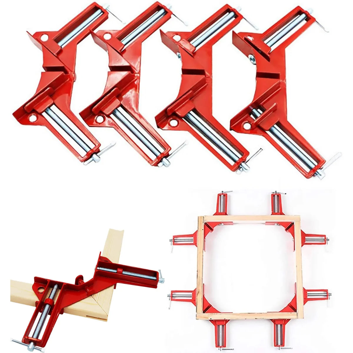 90° Corner Clamp for Frames, Boxes & Cabinets