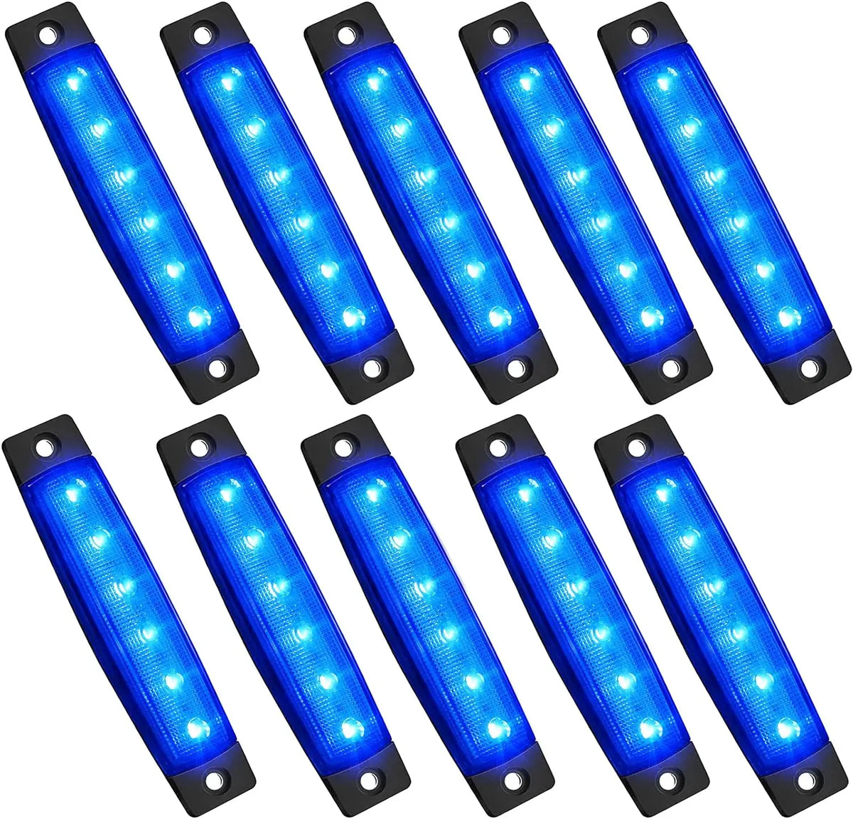 Golf Cart Underglow LED Lights, 10-Pack, Waterproof