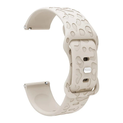 Garmin Leopard Print Silicone Band in Starlight